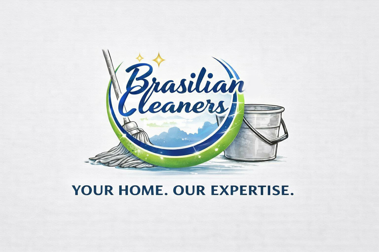 prime cleaners blue logo